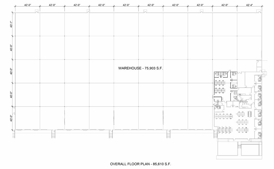 3001-3005 Mercy Dr, Orlando, FL à louer - Plan d’étage - Image 2 de 3
