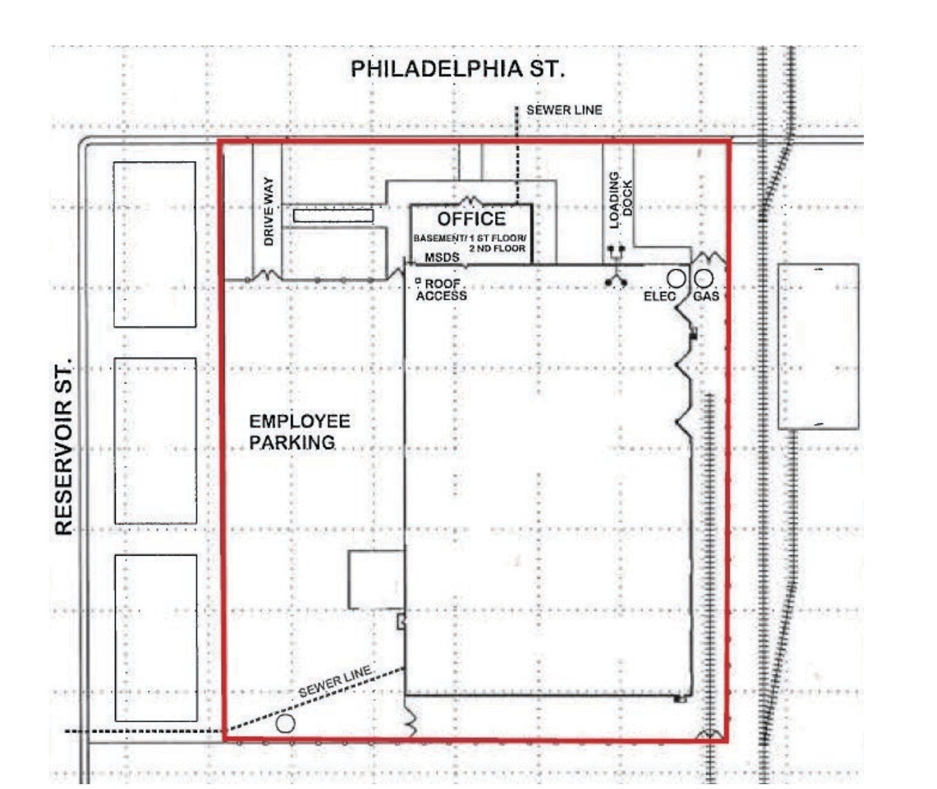 1250 E Philadelphia St, Pomona, CA for lease Floor Plan- Image 1 of 1