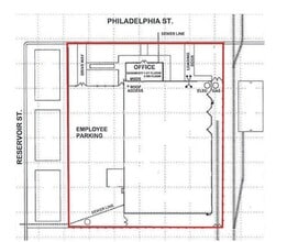 1250 E Philadelphia St, Pomona, CA for lease Floor Plan- Image 1 of 1
