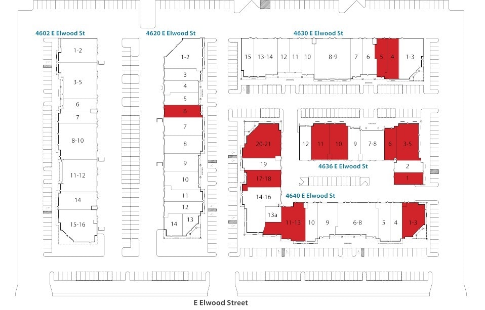 4602 E Elwood St, Phoenix, AZ for lease Site Plan- Image 1 of 1