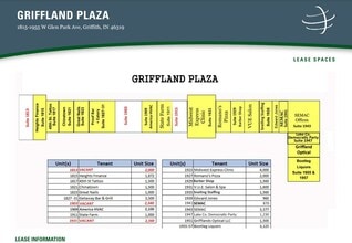 1815-1957 W Glen Park Ave, Griffith, IN for lease Floor Plan- Image 1 of 1