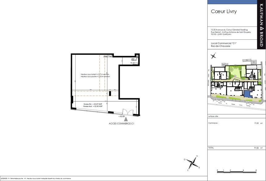 12 Av Du Consul General Nordling, Livry-Gargan for lease - Floor Plan - Image 3 of 4