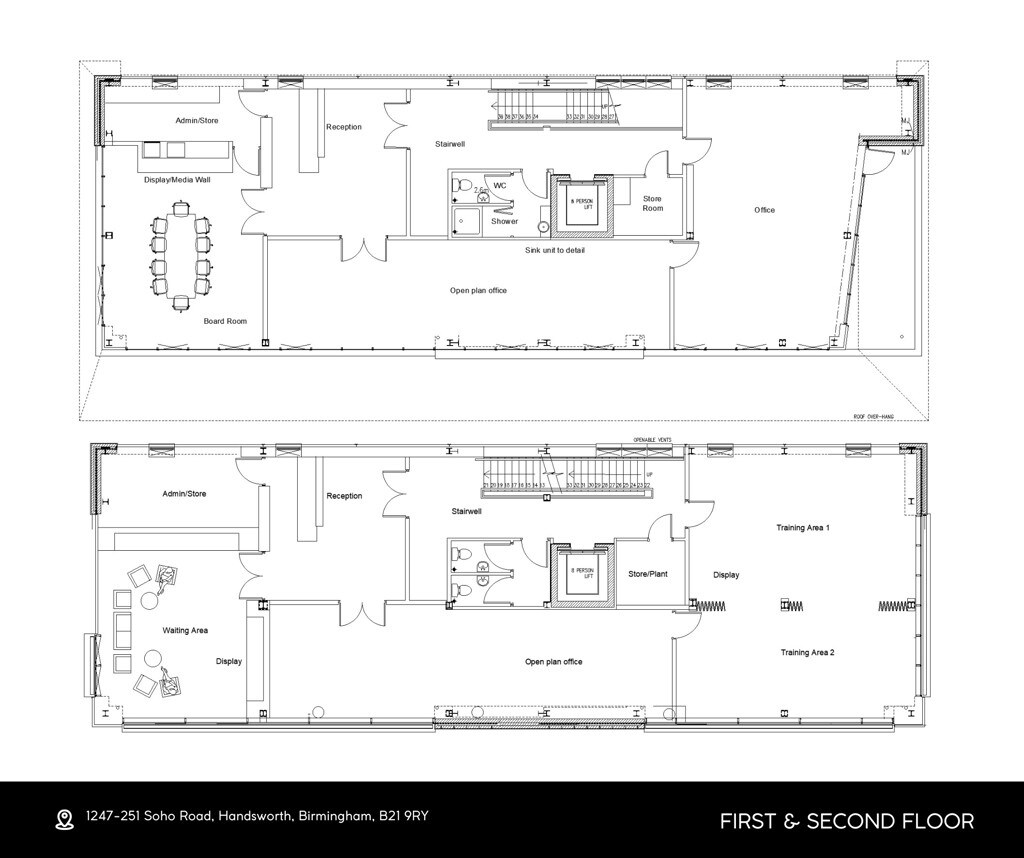 247-251 Soho Rd, Birmingham for lease Floor Plan- Image 1 of 8