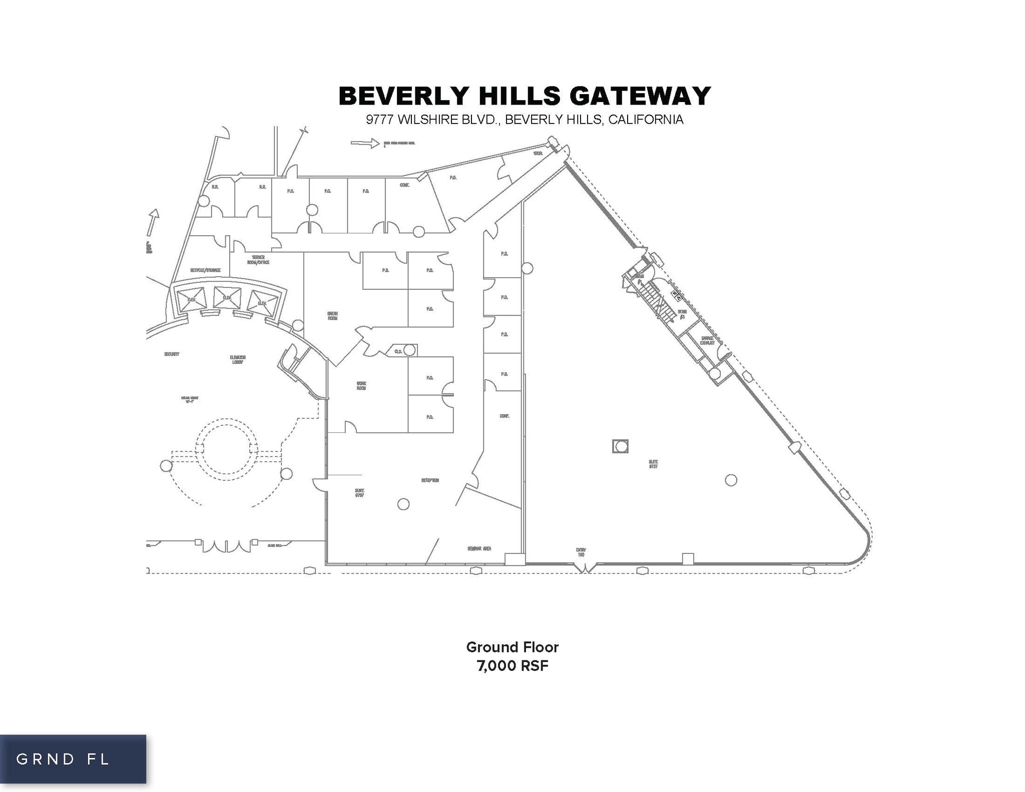 9737-9777 Wilshire Blvd, Beverly Hills, CA for lease Floor Plan- Image 1 of 1