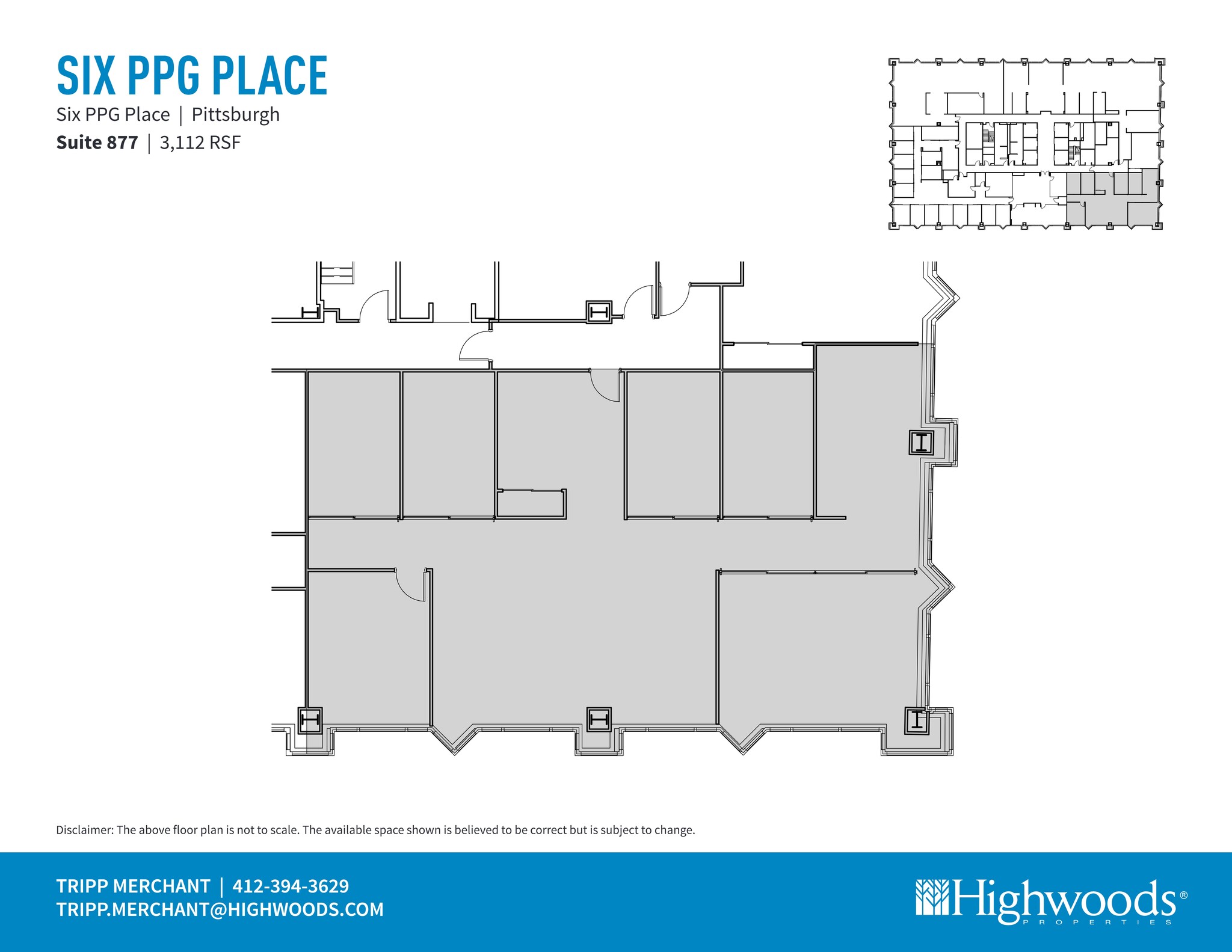 1 PPG Pl, Pittsburgh, PA à louer Plan de site- Image 1 de 1