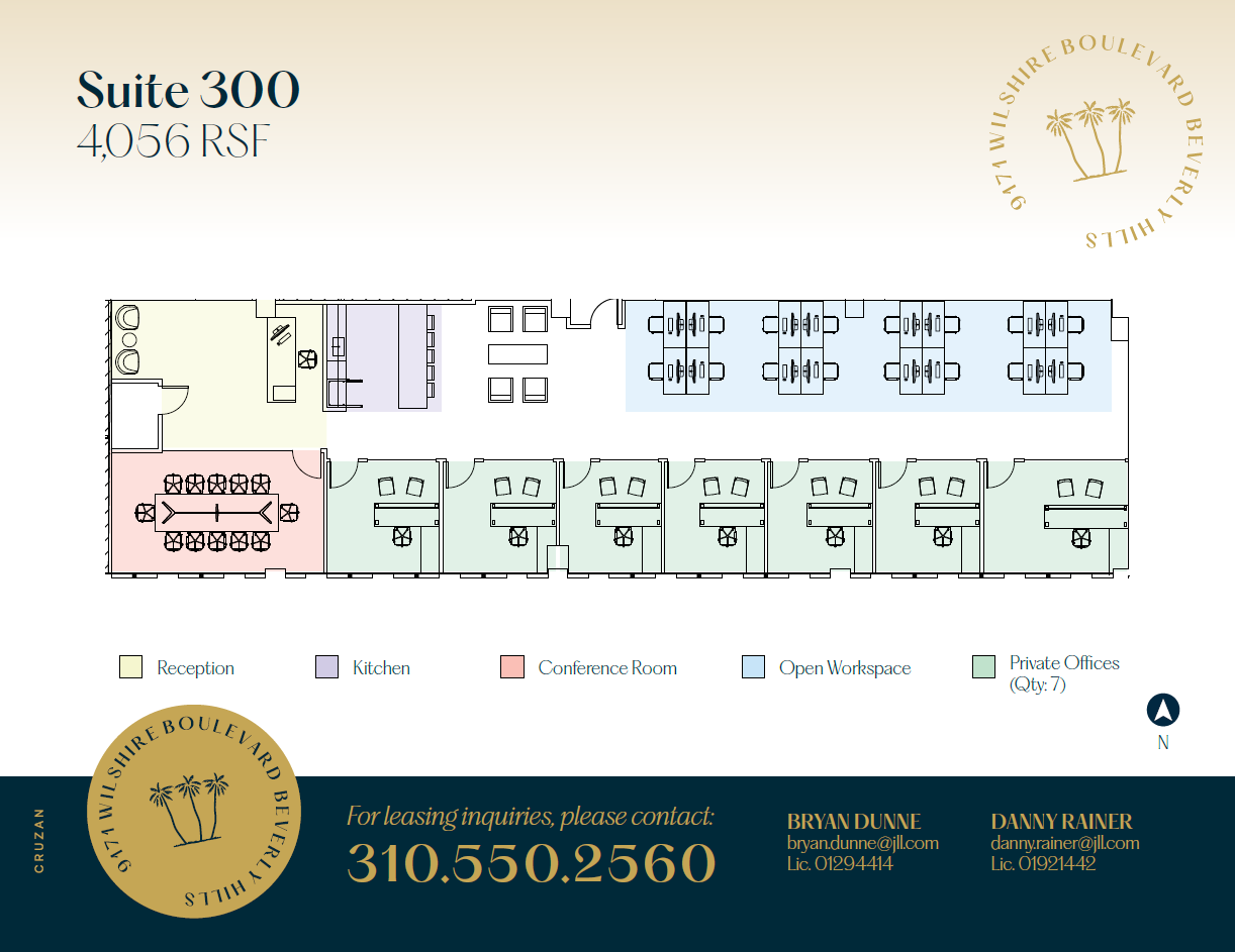 9171 Wilshire Blvd, Beverly Hills, CA for lease Floor Plan- Image 1 of 1