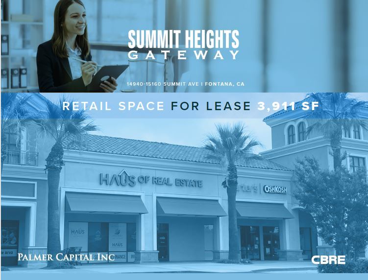 14940-15160 Summit Ave, Fontana, CA à vendre - Photo du bâtiment - Image 1 de 1