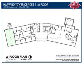 4815 S Harvard Ave, Tulsa, OK à louer Plan d’étage- Image 1 de 1