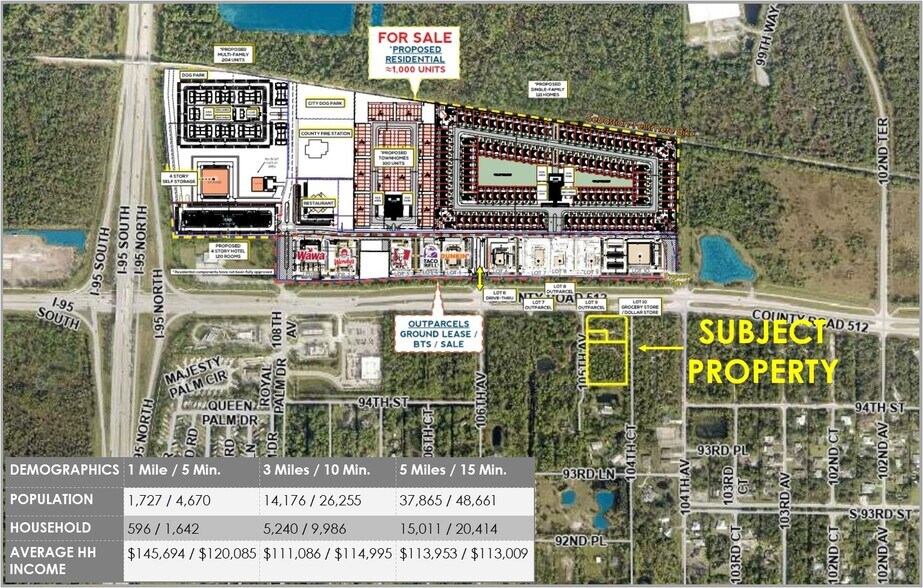 9470 105th Ave, Vero Beach, FL à vendre - Aérien - Image 3 de 10