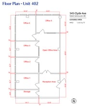 545 Clyde Ave, West Vancouver, BC for lease Floor Plan- Image 1 of 2