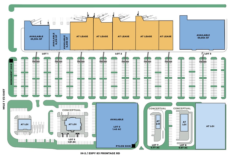 Expy 83 & Mile 1 1/2 East, Mercedes, TX for lease - Primary Photo - Image 1 of 4