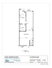 4700 N Dixie Hwy, Oakland Park, FL à louer Plan d’étage- Image 2 de 2