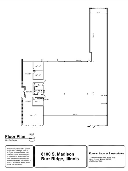 8080-8100 S Madison St, Burr Ridge, IL à louer - Plan d  tage - Image 3 de 3