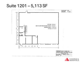 5829 W Sam Houston Pky N, Houston, TX à louer Plan d’étage- Image 1 de 1