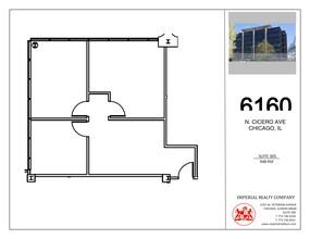 6160 N Cicero Ave, Chicago, IL à louer Plan de site- Image 2 de 2