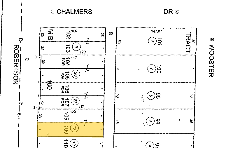 914 S Robertson Blvd, Los Angeles, CA à louer - Plan cadastral - Image 3 de 18