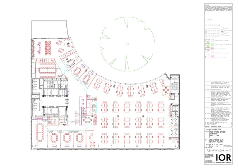 100 Wood St, London for lease - Floor Plan - Image 2 of 3