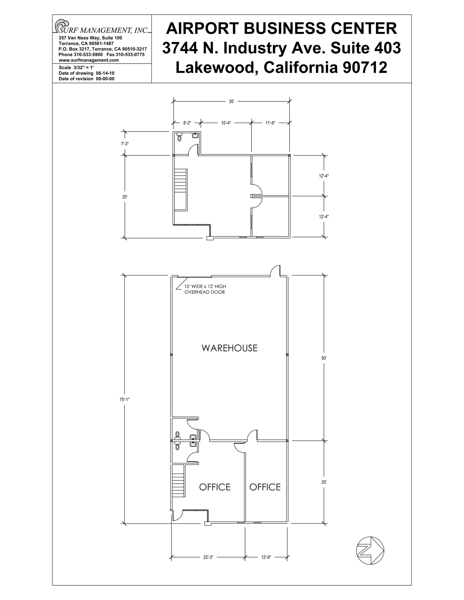 3720 N Industry Ave, Lakewood, CA for lease Site Plan- Image 1 of 1