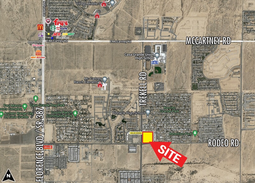 NE Rodeo & Trekell Rd, Casa Grande, AZ à vendre - Photo du bâtiment - Image 2 de 2