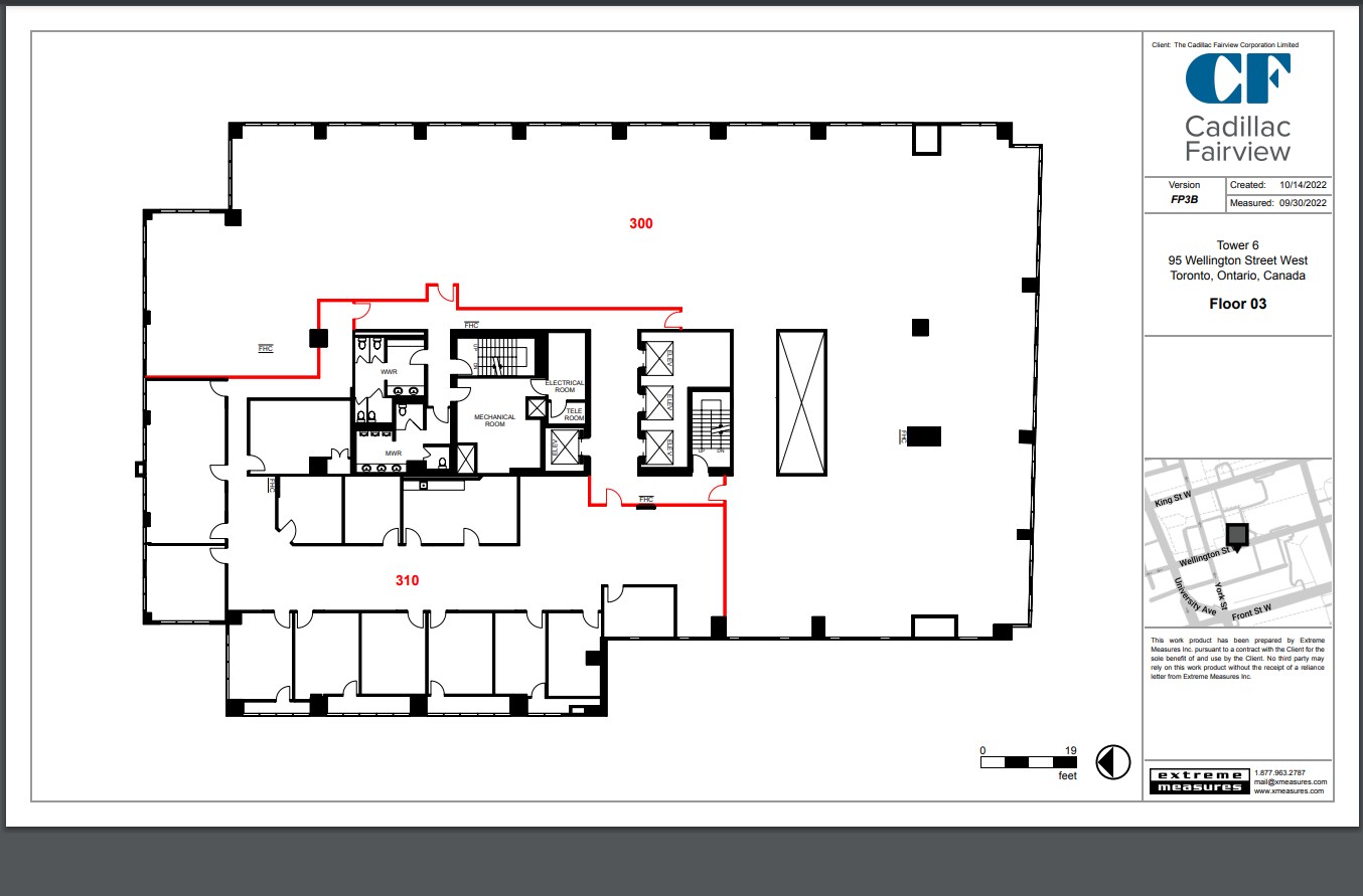 95 Wellington St W, Toronto, ON for lease Floor Plan- Image 1 of 1
