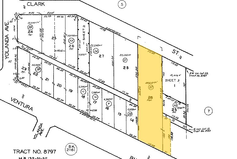 18607 Ventura Blvd, Tarzana, CA à louer - Plan cadastral - Image 3 de 14
