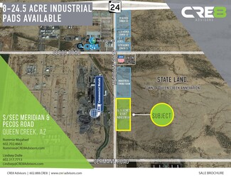 Plus de détails pour NNEC Of Germann Rd & Meridian Rd, Queen Creek, AZ - Terrain à vendre