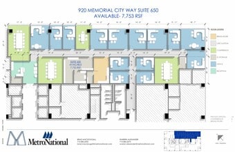 920 Memorial City Way, Houston, TX for lease Floor Plan- Image 1 of 1