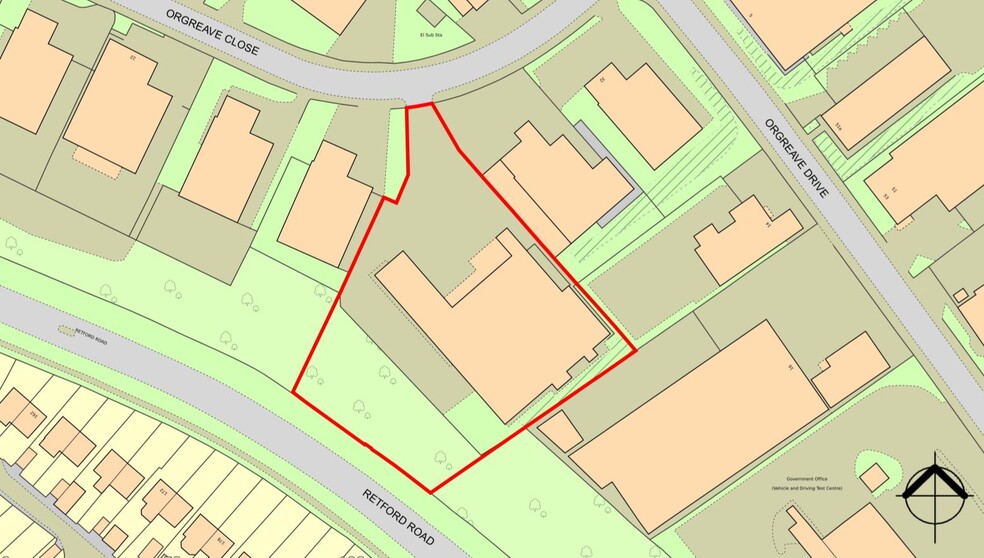 28 Orgreave Clos, Sheffield for sale - Plat Map - Image 2 of 7