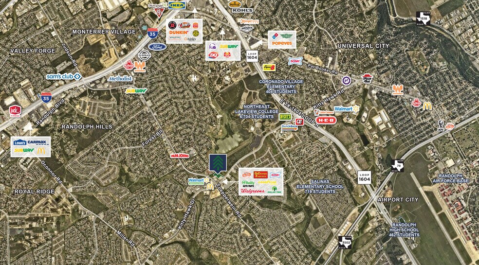 Kitty Hawk Rd, Converse, TX à vendre - Aérien - Image 2 de 2