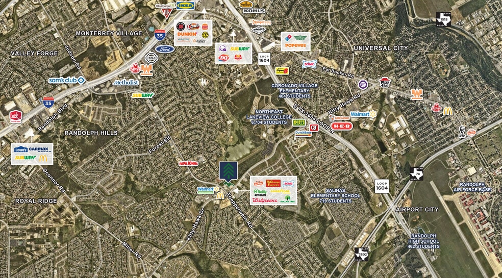Kitty Hawk Rd, Converse, TX à vendre - Aérien - Image 2 de 2