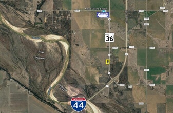 199359 Highway 36, Devol, OK - AERIAL map view