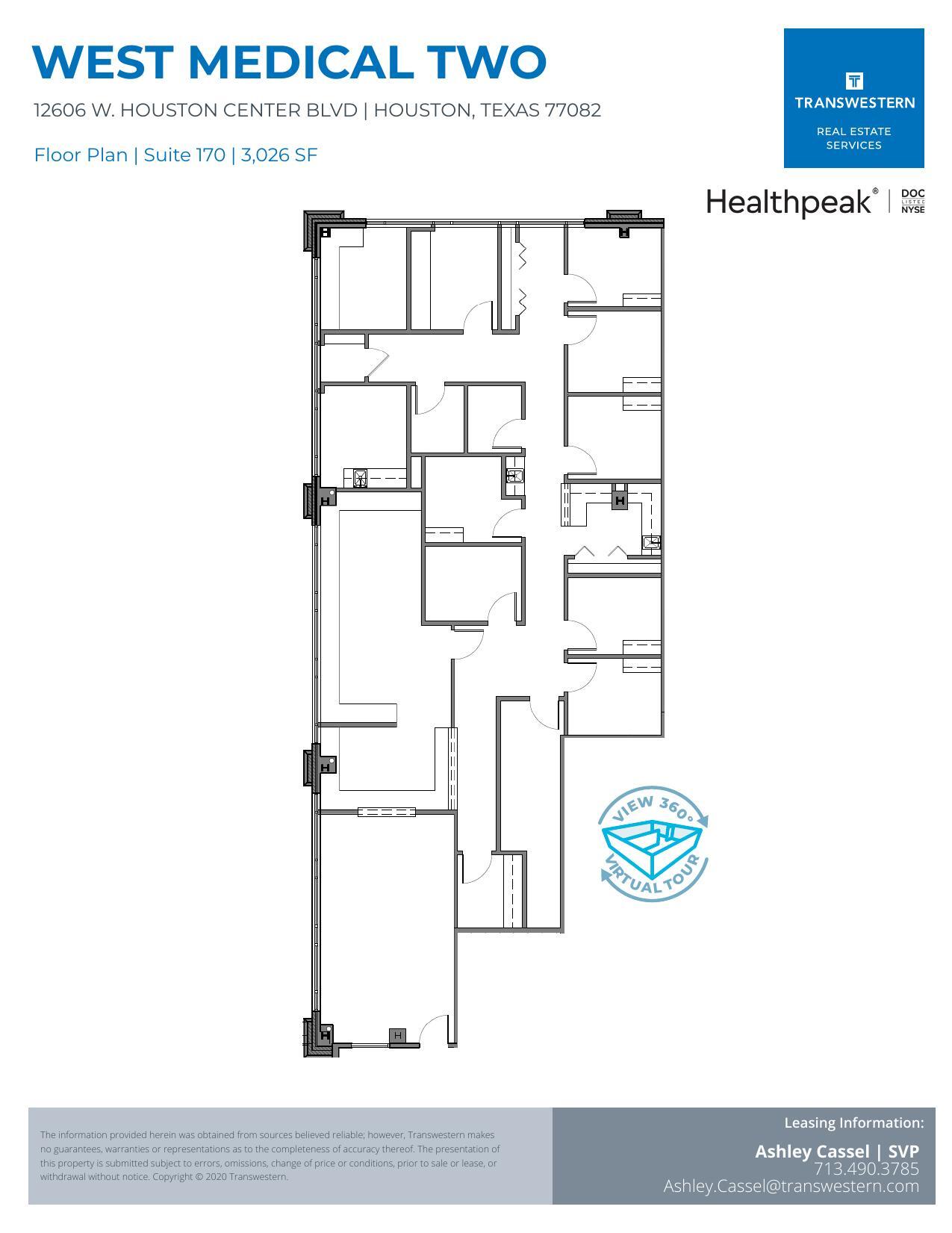 12606 W Houston Center Blvd, Houston, TX for lease Floor Plan- Image 1 of 1