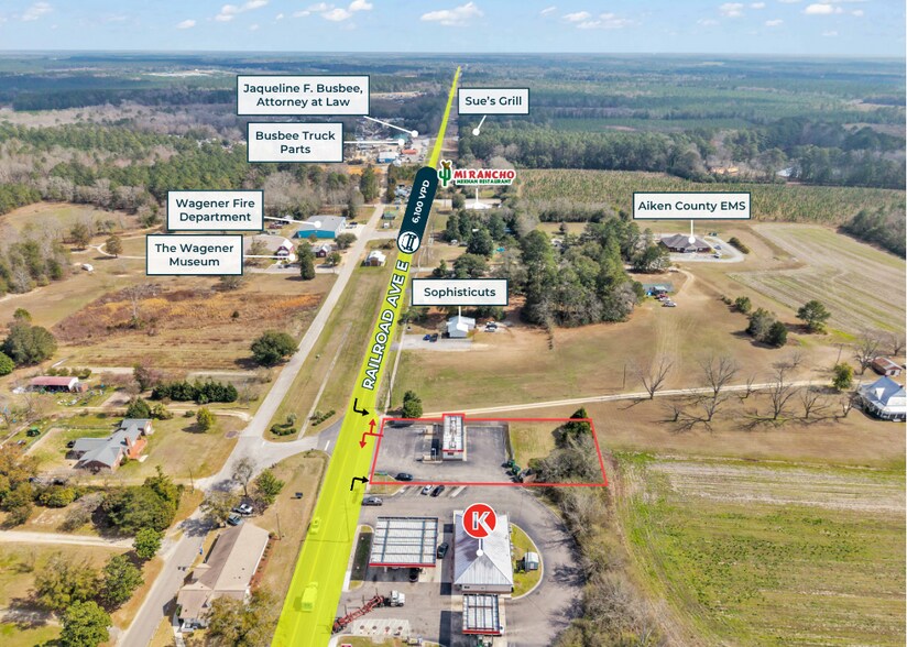 206 Railroad Ave E, Wagener, SC à vendre - Photo du bâtiment - Image 3 de 32