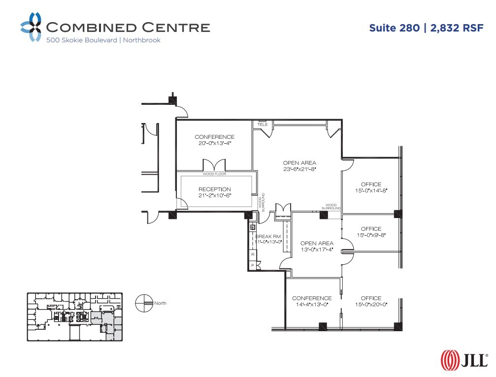 707 Skokie Blvd, Northbrook, IL for lease Floor Plan- Image 1 of 1