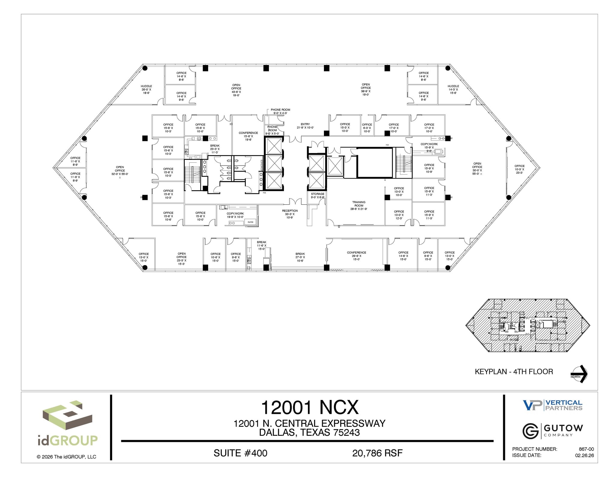 12001 N Central Expy, Dallas, TX à louer Plan d’étage- Image 1 de 1
