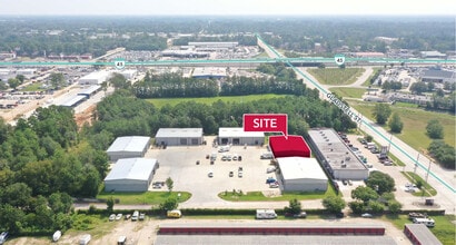 806 Gladstell St, Conroe, TX - AERIAL  map view