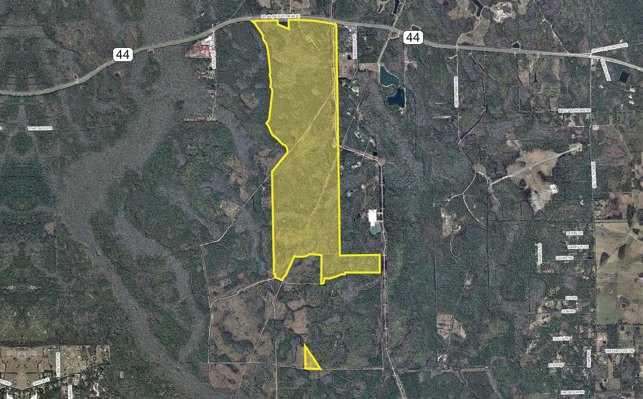 Route 14 & East New York Ave, Deland, FL for sale Aerial- Image 1 of 2