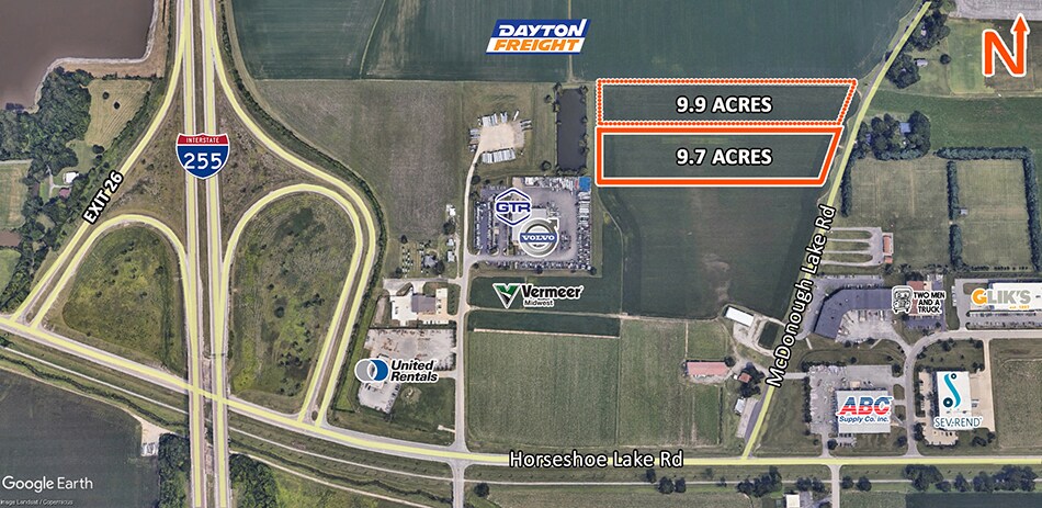 McDonough Lake Rd, Collinsville, IL à vendre Photo du bâtiment- Image 1 de 4