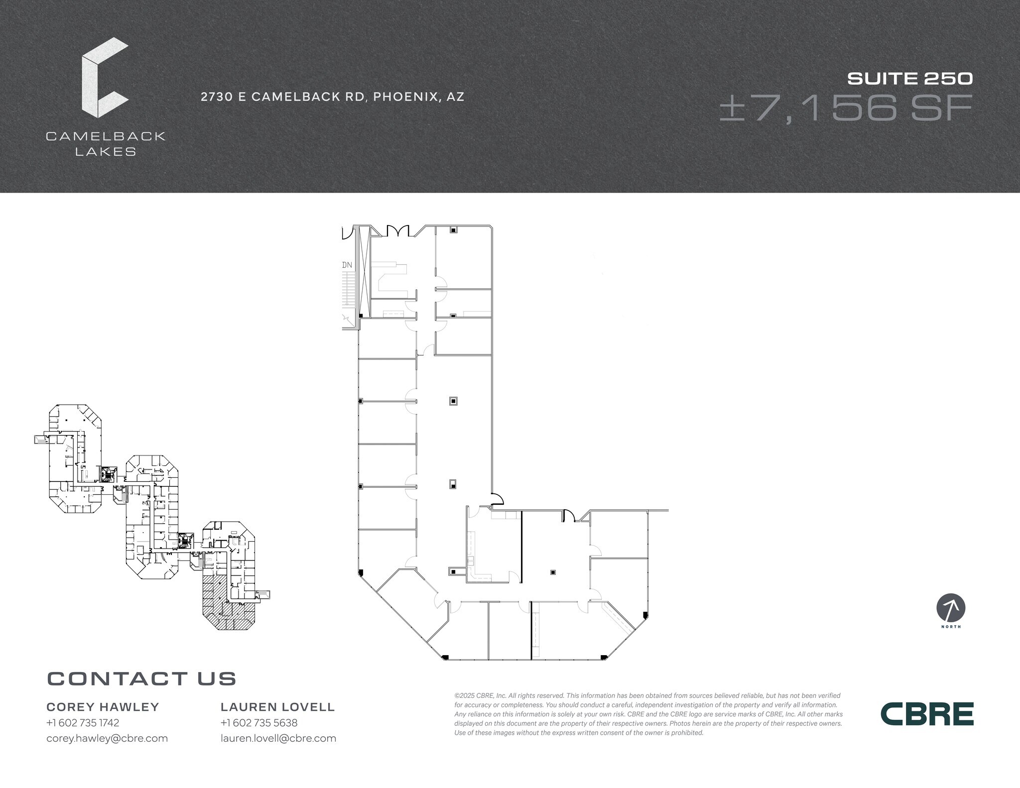 2850 E Camelback Rd, Phoenix, AZ for lease Site Plan- Image 1 of 5