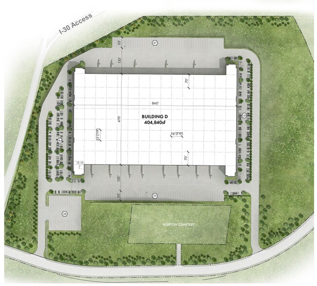 1500 N Walton Walker Blvd, Dallas, TX à louer - Plan de site - Image 2 de 2