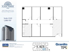 6400 S Fiddlers Green Cir, Greenwood Village, CO for lease Floor Plan- Image 2 of 2
