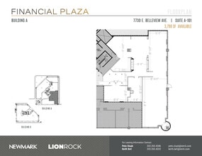 7730 E Belleview Ave, Greenwood Village, CO for lease Floor Plan- Image 1 of 2