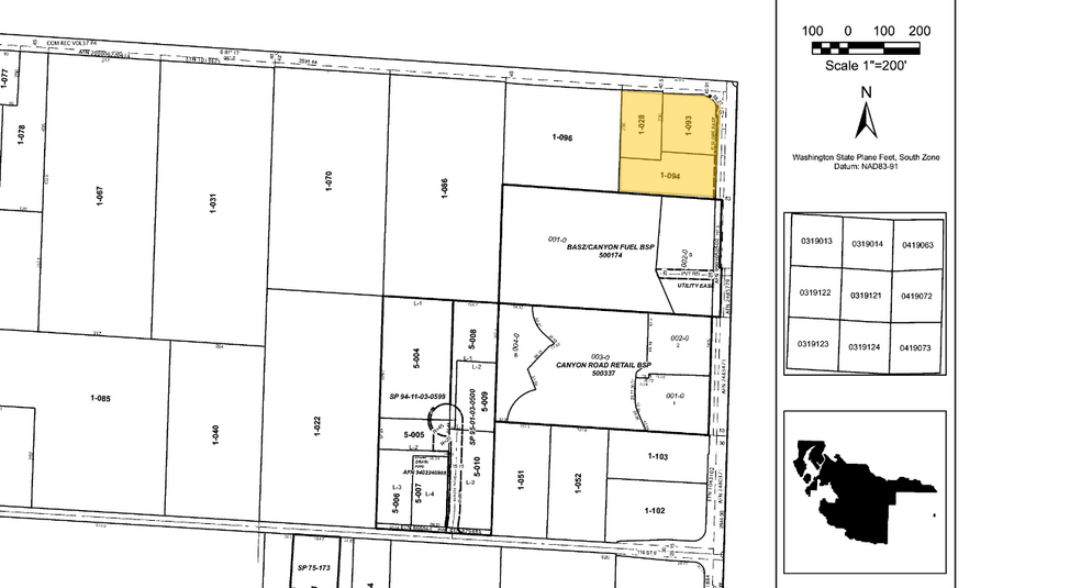 11220 E Canyon Rd, Puyallup, WA à louer - Plan cadastral - Image 3 de 3