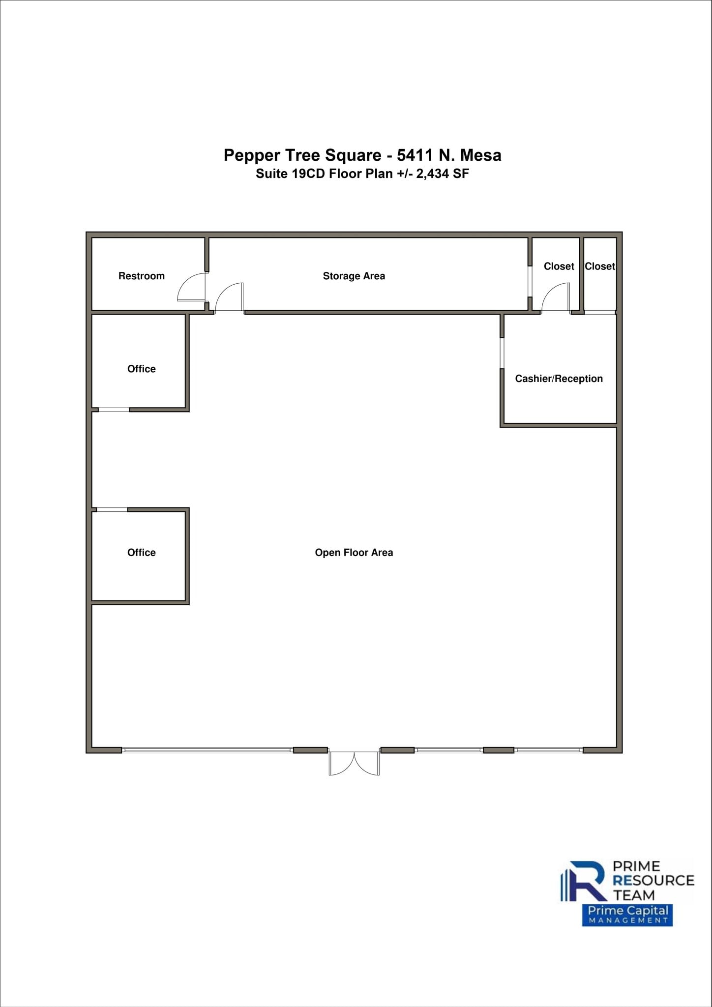 5411 N Mesa St, El Paso, TX for lease Site Plan- Image 1 of 1
