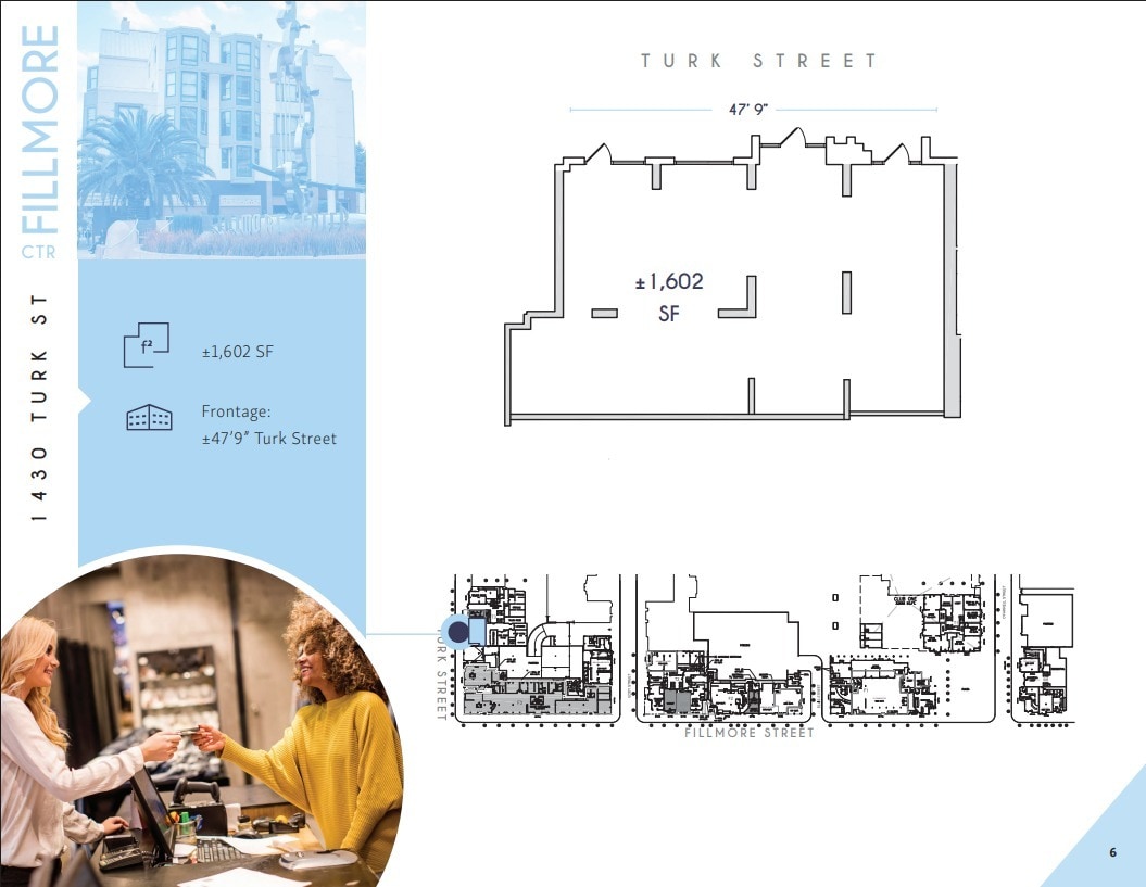 1475 Fillmore St, San Francisco, CA for lease Floor Plan- Image 1 of 1
