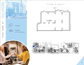 1475 Fillmore St, San Francisco, CA for lease Floor Plan- Image 1 of 1