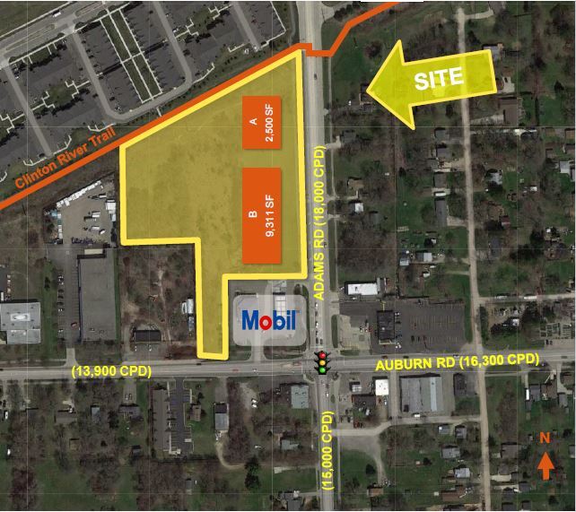 3010 S Adams Rd, Auburn Hills, MI à louer - Aérien - Image 3 de 7