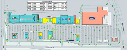 2300 W Memorial Rd, Oklahoma City, OK à louer Plan de site- Image 1 de 1