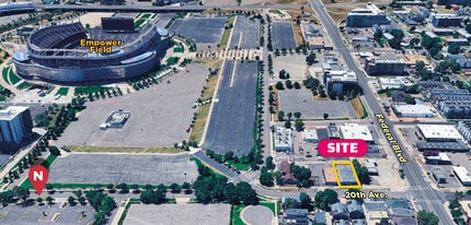 2924-2930 W 20th Ave, Denver, CO - Aérien  Vue de la carte