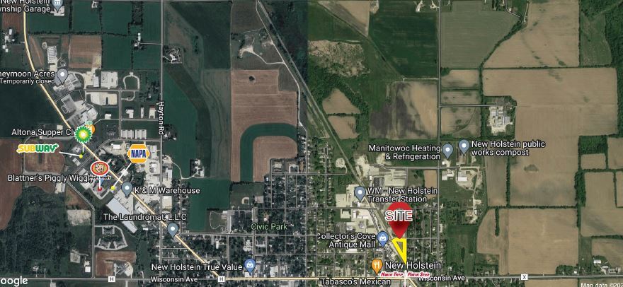 1600 Michigan Avenue, New Holstein, WI à vendre - Aérien - Image 2 de 2